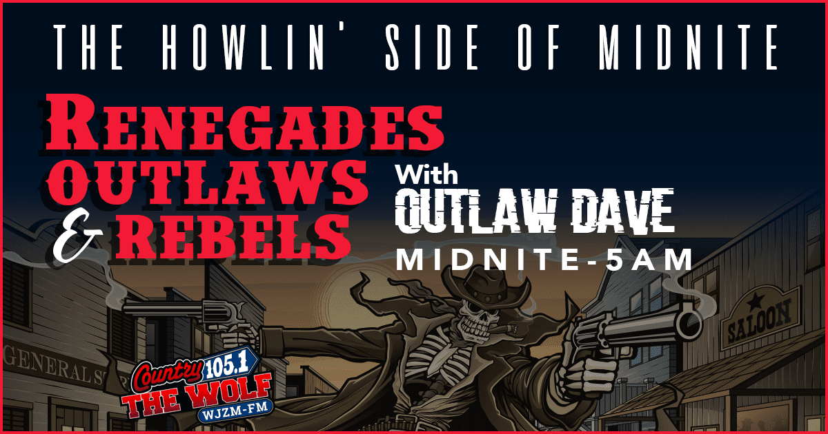 The Howlin' Side of Midnite | Country 105.1 The Wolf (WJZM)